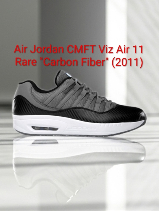 Jordan Other - Air Jordan CMFT Viz Air 11 Rare "Carbon Fiber" (2011) Mens 8.5 Womens 10 EUC